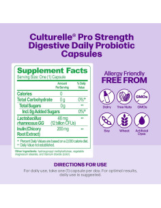 Culturelle Pro Strength Probióticos 60 Cápsulas Digestivas 2