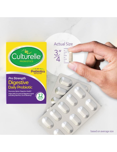 Culturelle Pro Strength Probióticos 60 Cápsulas Digestivas