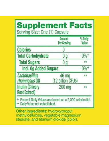 Culturelle Pro Strength Probióticos 60 Cápsulas Digestivas