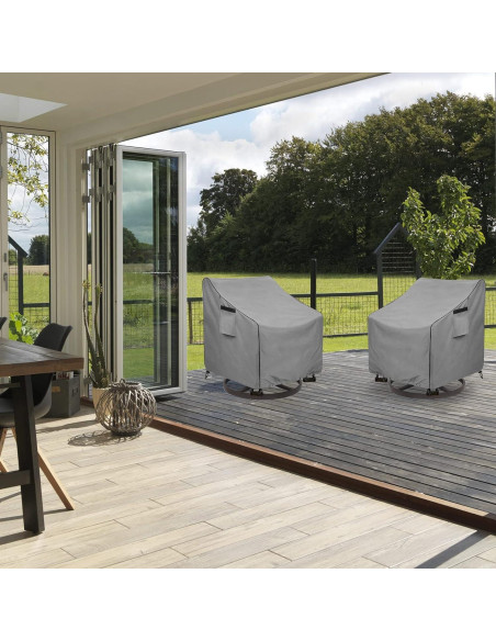 Cubierta de Silla Giratoria okcool 2 Paquete Impermeable