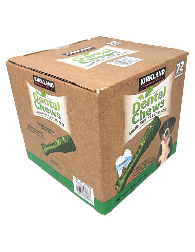Golosinas Dentales para Perros Kirkland Signature 72 Unidades