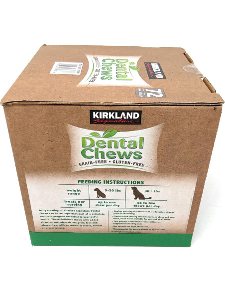 Golosinas Dentales para Perros Kirkland Signature 72 Unidades Golosinas Dentales para Perros Kirkland Signature 72 Unidades