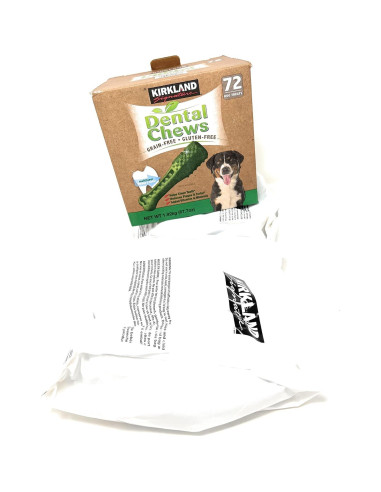 Golosinas Dentales para Perros Kirkland Signature 72 Unidades
