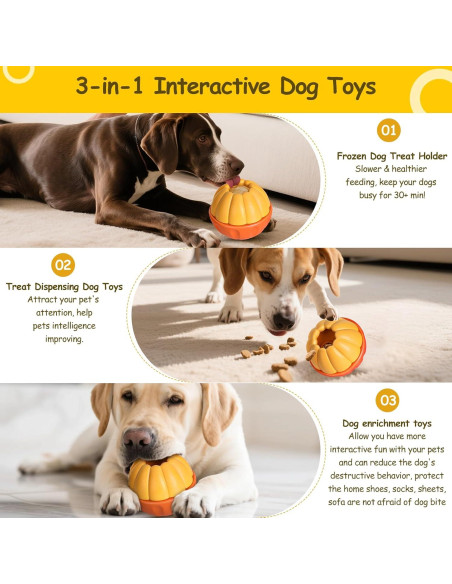 Juguete Interactivo para Perros DDXCOO con Dispensador de Golosinas