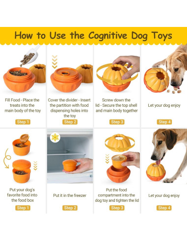 Juguete Interactivo para Perros DDXCOO con Dispensador de Golosinas