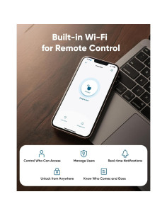 Cerradura Inteligente eufy C30 WiFi, Control Remoto, Níquel 2