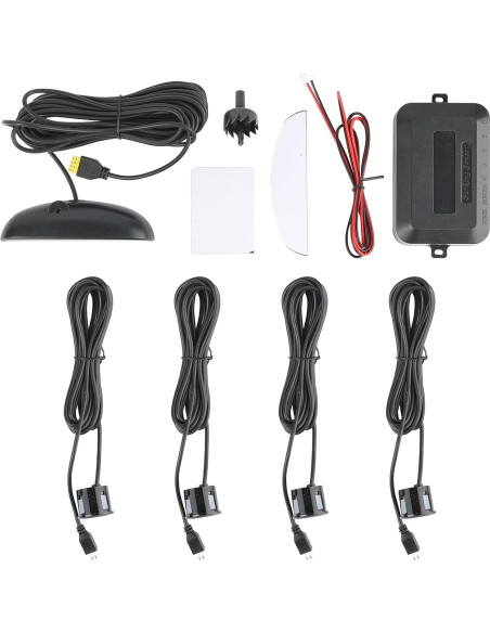 Sistema de Sensores de Estacionamiento AUTOXBERT 4 Sensores LED