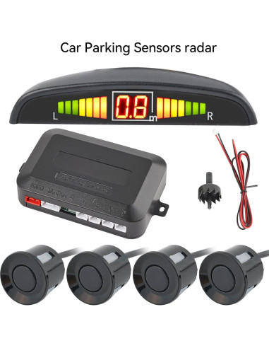 Sistema de Sensores de Estacionamiento AUTOXBERT 4 Sensores LED