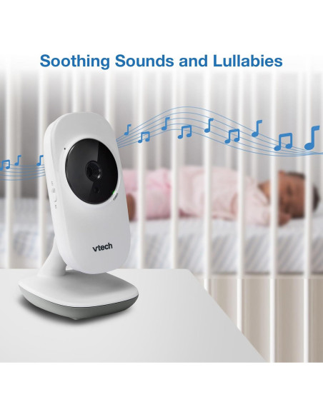 Monitor de Bebé VTech VM819 con Cámara 2.8" y Audio
