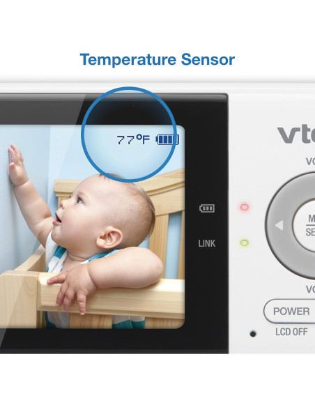Monitor de Bebé VTech VM819 con Cámara 2.8" y Audio