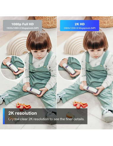 Cámara de Seguridad Interior TP-Link Tapo C110 2K WiFi