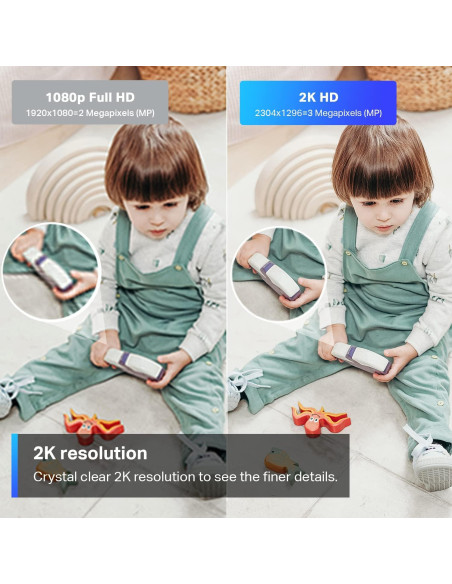 Cámara de Seguridad Interior TP-Link Tapo C110 2K WiFi