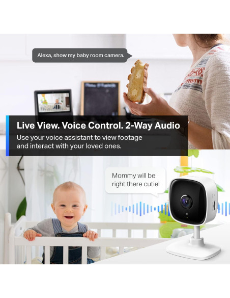 Cámara de Seguridad Interior TP-Link Tapo C110 2K WiFi