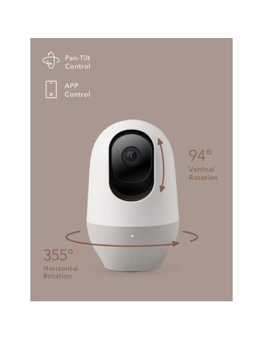 Cámara de Seguridad Nooie IPC100 1080P WiFi 360 Interior