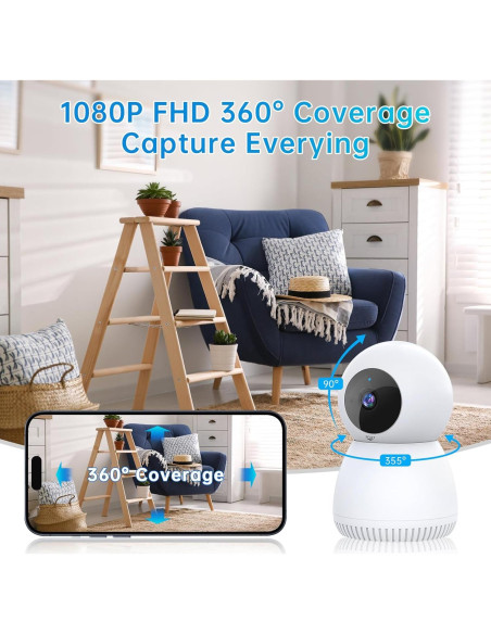 Cámara Interior NoahTec 1080P para Bebés y Mascotas Cámara Interior NoahTec 1080P para Bebés y Mascotas