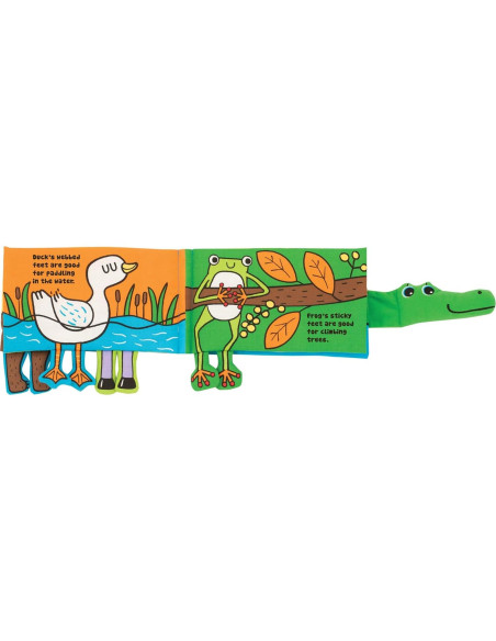 Libro de Actividades Suaves Melissa & Doug - Pies del Cocodrilo