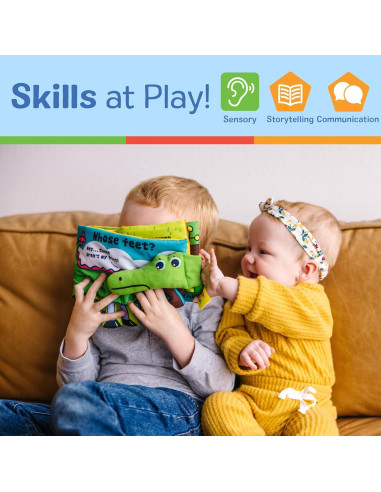 Libro de Actividades Suaves Melissa & Doug - Pies del Cocodrilo