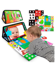 Espejo de Barriga para Bebés Beetoy 3D Blanco y Negro