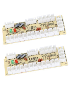 Controlador de Juego Codificador USB ASHATA QM070913 Doble