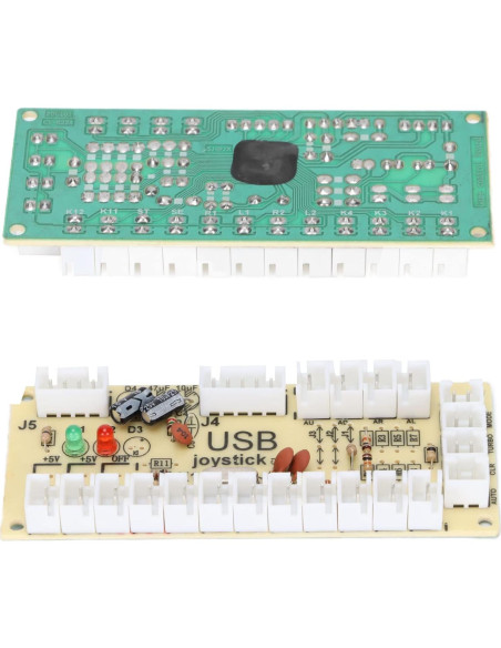 Controlador de Juego Codificador USB ASHATA QM070913 Doble Controlador de Juego Codificador USB ASHATA QM070913 Doble