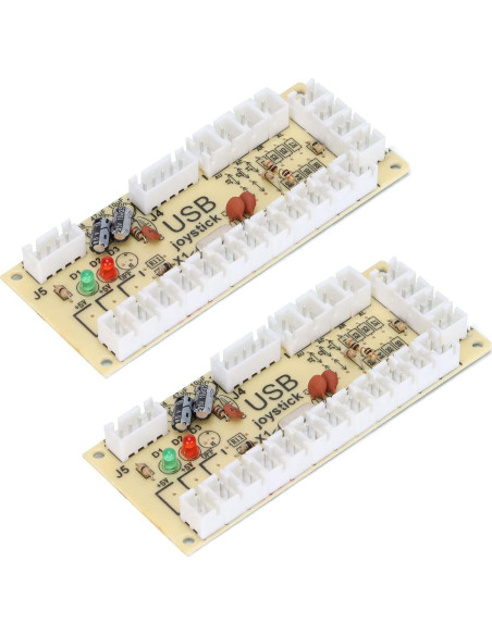 Controlador de Juego Codificador USB ASHATA QM070913 Doble Controlador de Juego Codificador USB ASHATA QM070913 Doble