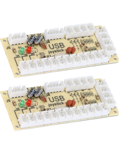 Controlador de Juego Codificador USB ASHATA QM070913 Doble