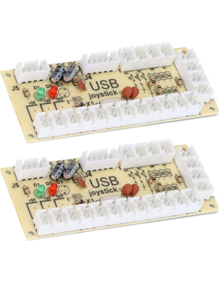 Controlador de Juego Codificador USB ASHATA QM070913 Doble Controlador de Juego Codificador USB ASHATA QM070913 Doble