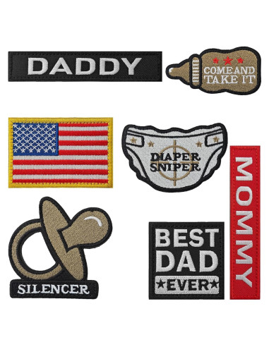 7 Piezas Parche Táctico WILDREEDS para Gorras y Bolsas