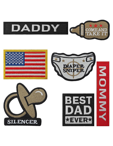 7 Piezas Parche Táctico WILDREEDS para Gorras y Bolsas