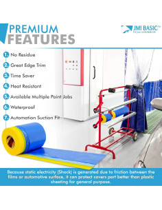 Lámina Plástica JMI BASIC 35x25x18 Pulgadas - Cinta de Pintor 2