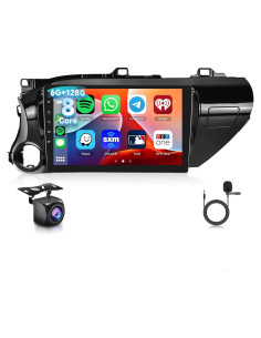 Estéreo de coche Hodozzy Android 10.1" 6G+128G Toyota Hilux 2015-2020