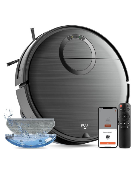Aspiradora Robótica 2 en 1 UMMUND T7S con Mopa, 2000Pa