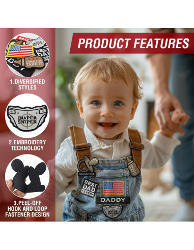 7 Piezas Parche Táctico WILDREEDS para Gorras y Bolsas