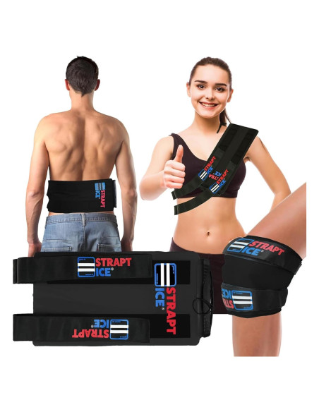 Compresa Fría Reutilizable Strapt Ice 45.72x19.05cm - Alivio Dolor Compresa Fría Reutilizable Strapt Ice 45.72x19.05cm - Alivio Dolor