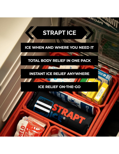 Compresa Fría Reutilizable Strapt Ice 45.72x19.05cm - Alivio Dolor Compresa Fría Reutilizable Strapt Ice 45.72x19.05cm - Alivio Dolor