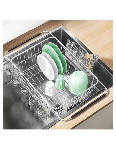 Escurridor de Platos Extensible Fanbsy Acero Inoxidable 38.7x28.3 cm