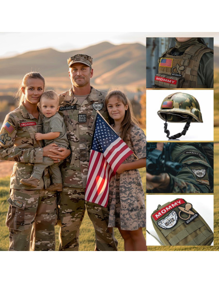 7 Piezas Parche Táctico WILDREEDS para Gorras y Bolsas