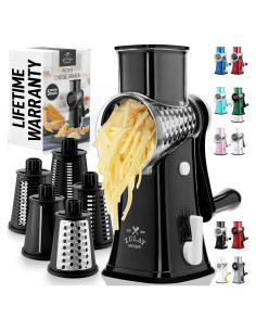 Rallador de Queso Rotatorio Zulay Kitchen 5 Cuchillas Manual