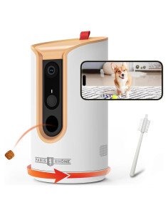 Cámara para Mascotas Paris Rhne 2K con Dispensador de Golosinas