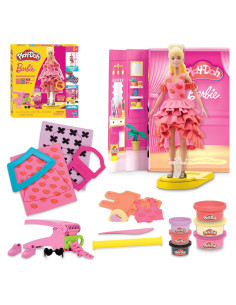Juego de Pasarela de Moda Barbie Play-Doh con 21 Accesorios