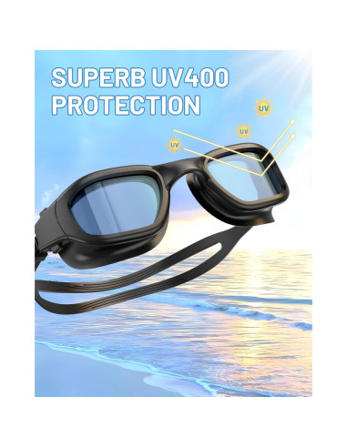 Gafas de natación polarizadas Zeligerstar unisex anti-UV