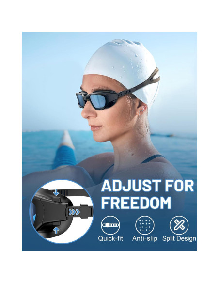 Gafas de natación polarizadas Zeligerstar unisex anti-UV