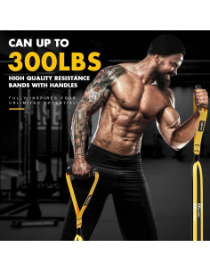 Bandas de Resistencia HOXWC 5 Niveles 36.29 kg para Ejercicio 2