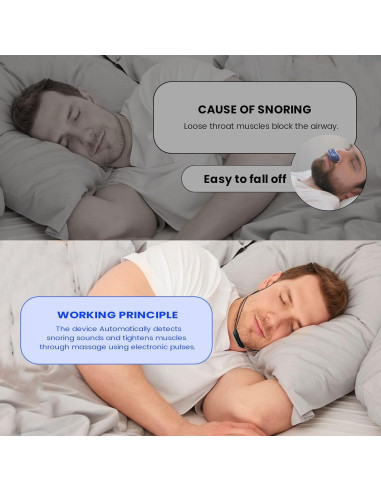 Dispositivo Anti Ronquidos JCHOPE con 6 Modos Ajustables