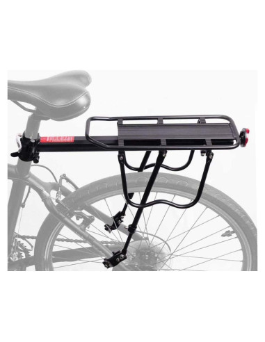 Portaequipajes de Bicicleta CooFel Ajustable 30kg Negro