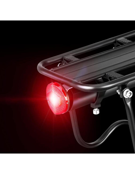 Portaequipajes de Bicicleta CooFel Ajustable 30kg Negro