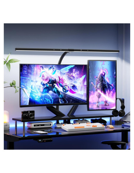 Lámpara de Escritorio LED Deeloop 80cm 24W Ajustable con Abrazadera Lámpara de Escritorio LED Deeloop 80cm 24W Ajustable con Abrazadera
