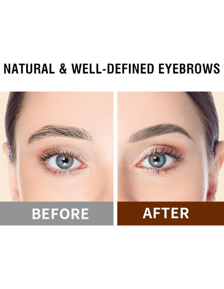 Lápiz de Cejas Music Flower Negro 04 a Prueba de Agua