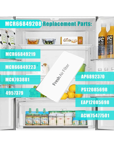 Cubierta de Filtro de Aire Refrigerador SIPANTA MCR66849208