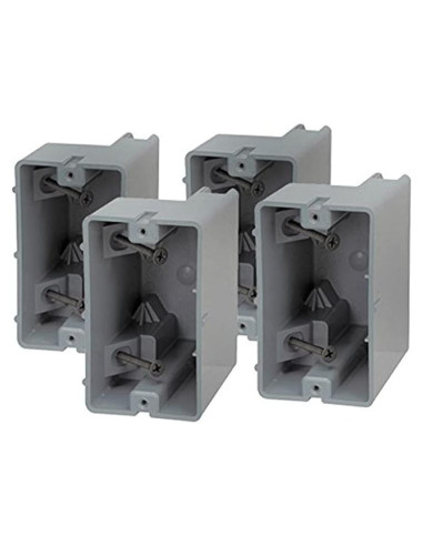 Caja Ajustable de Profundidad Southwire MSB1G4PK Gris 4 Unidades